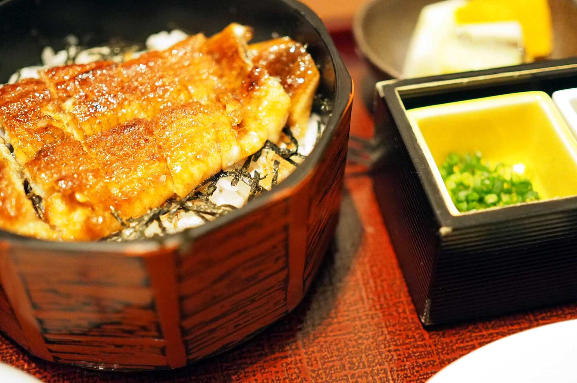 Hitsumabushi - Grilled Eel in a serving box